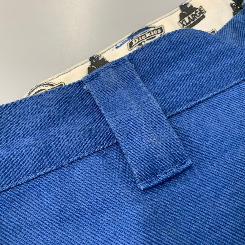 【中古品】【メンズ】 XLARGE エクストララージ × DICKIES ディッキーズ 101211031002 DOUBLE KNEE WORK PANTS ダブルニー ワーク パンツ ズボン ボトムス 153-260722-ya-05-izu サイズ：32 カラー：ブルー 万代Net店