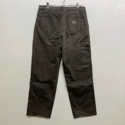 【中古品】【メンズ】 HUF ハフ PT00272 BELDEN DOUBLE KNEE PANT ベルデン ダブルニー パンツ ズボン ボトムス 153-260722-ya-06-izu サイズ：32 カラー：グレー 万代Net店
