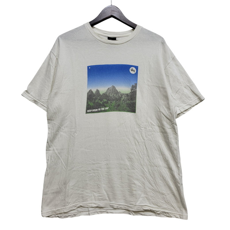 【中古品】【メンズ】 STUSSY ステューシー メキシコ製 RARE VINTAGE STUSSY TEE ショートスリーブ Tシャツ トップス 142-260721-kh-04-izu サイズ：M カラー：ホワイト 万代Net店