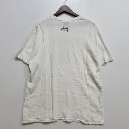 【中古品】【メンズ】 STUSSY ステューシー メキシコ製 RARE VINTAGE STUSSY TEE ショートスリーブ Tシャツ トップス 142-260721-kh-04-izu サイズ：M カラー：ホワイト 万代Net店