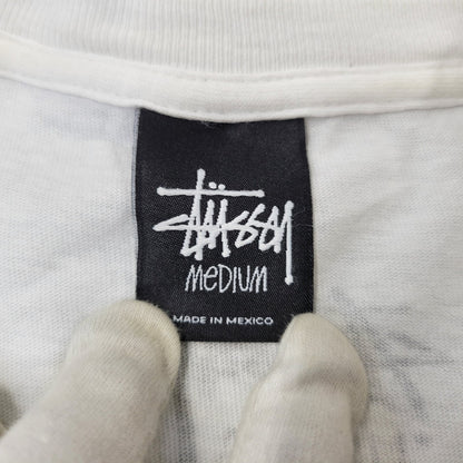 【中古品】【メンズ】 STUSSY ステューシー メキシコ製 RARE VINTAGE STUSSY TEE ショートスリーブ Tシャツ トップス 142-260721-kh-04-izu サイズ：M カラー：ホワイト 万代Net店