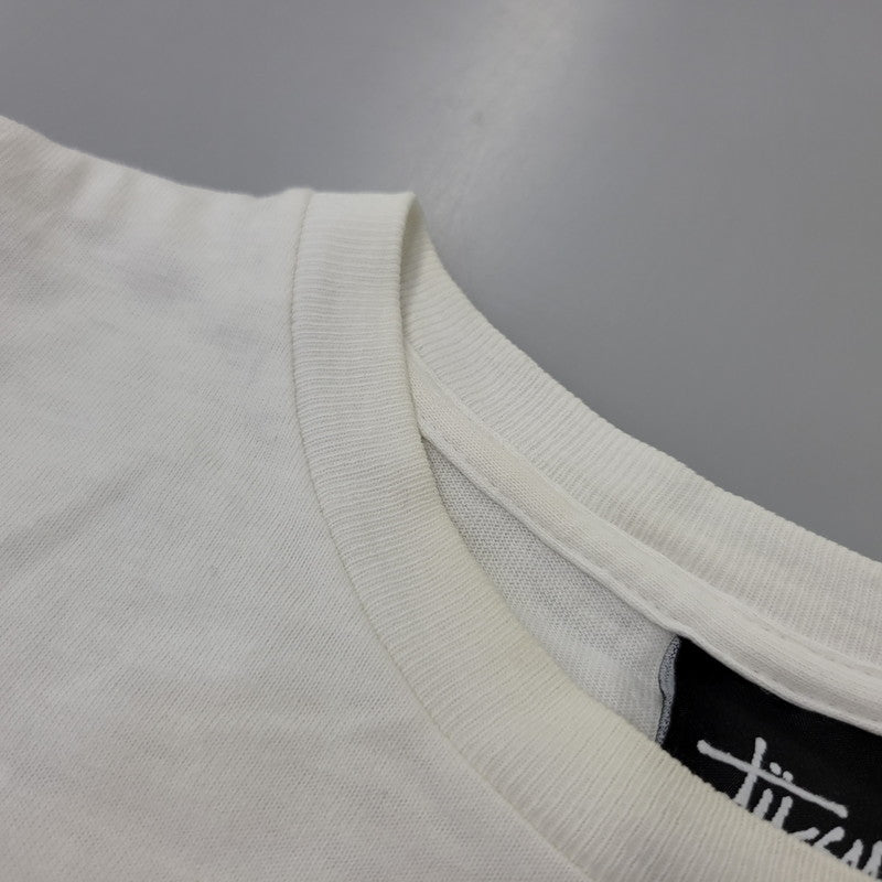 【中古品】【メンズ】 STUSSY ステューシー メキシコ製 RARE VINTAGE STUSSY TEE ショートスリーブ Tシャツ トップス 142-260721-kh-04-izu サイズ：M カラー：ホワイト 万代Net店