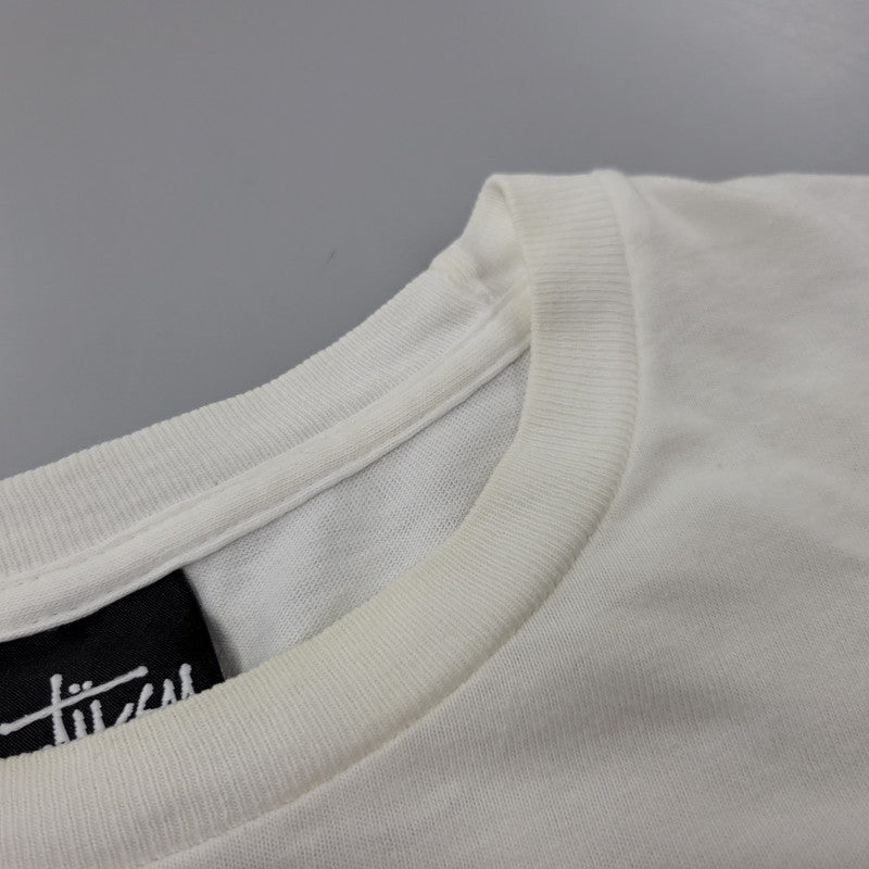 【中古品】【メンズ】 STUSSY ステューシー メキシコ製 RARE VINTAGE STUSSY TEE ショートスリーブ Tシャツ トップス 142-260721-kh-04-izu サイズ：M カラー：ホワイト 万代Net店