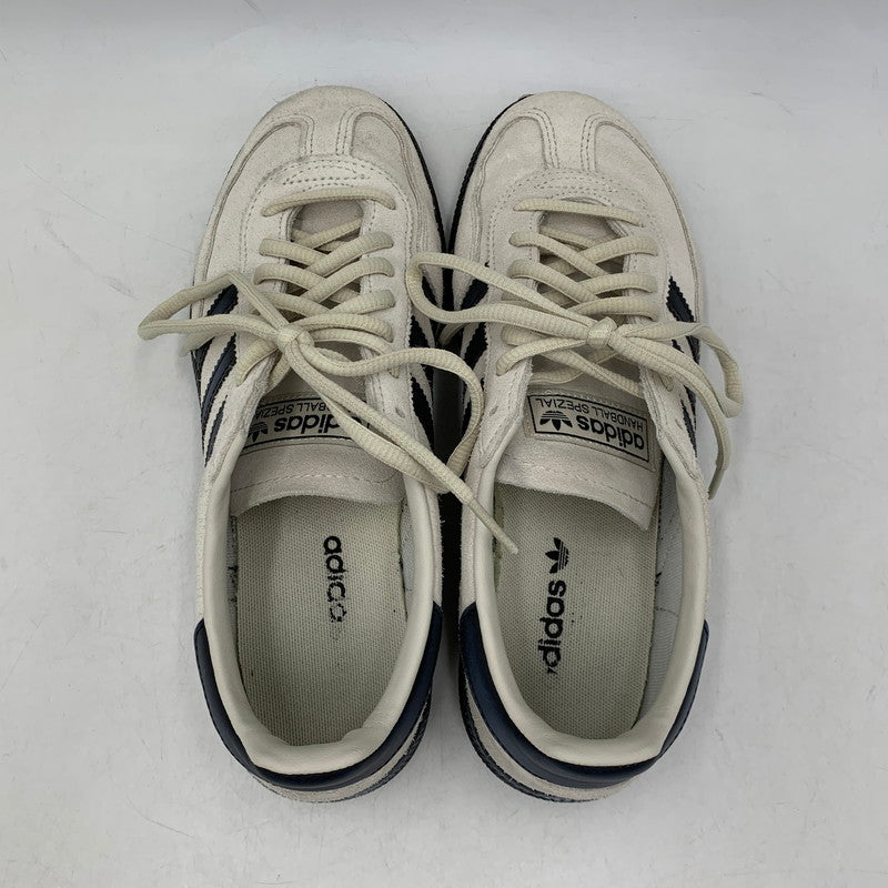 【中古品】【レディース】 ADIDAS アディダス JR3667 HANDBALL SPEZIAL ハンドボール スぺツィアル スニーカー シューズ 靴 166-260721-cs-21-izu サイズ：24.5cm カラー：ALUMINA/CORE BLACK/GOLD METALLIC 万代Net店