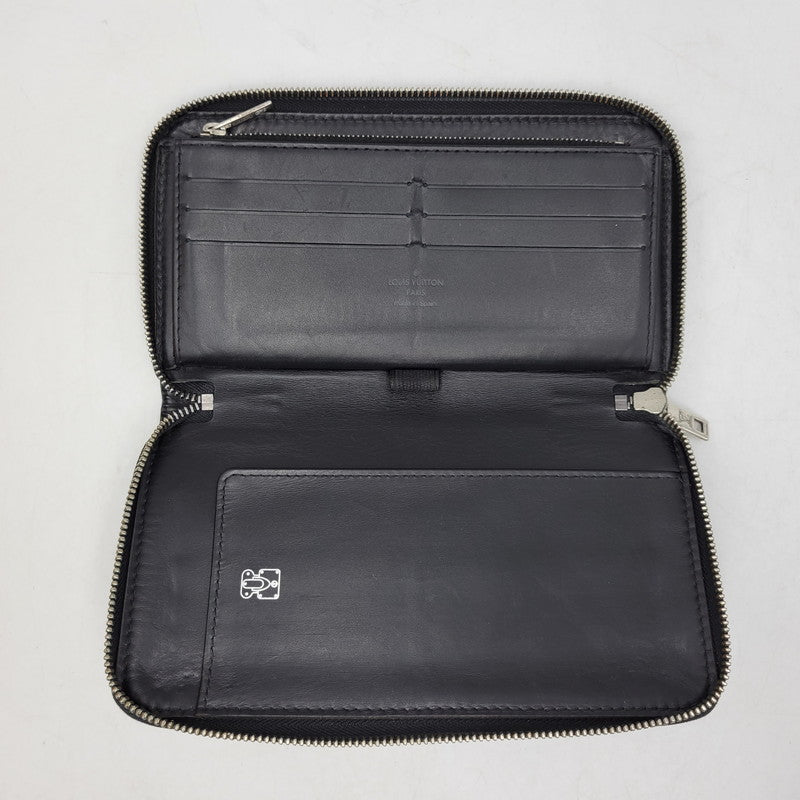【中古品】【メンズ/レディース】 LOUIS VUITTON ルイ・ヴィトン M97026 CA2111 ユタ ジッピーオーガナイザー 財布 長財布 179-260719-cs-06-izu カラー：ブラック 万代Net店