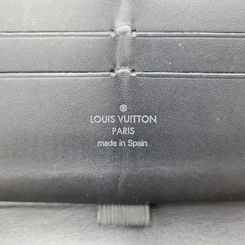 【中古品】【メンズ/レディース】 LOUIS VUITTON ルイ・ヴィトン M97026 CA2111 ユタ ジッピーオーガナイザー 財布 長財布 179-260719-cs-06-izu カラー：ブラック 万代Net店