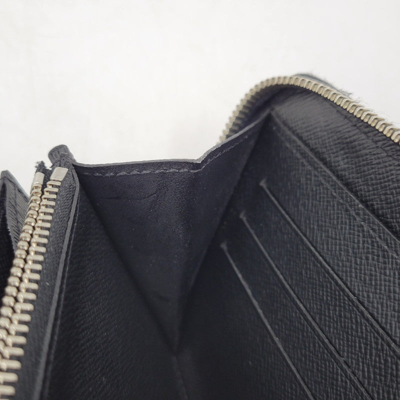 【中古品】【メンズ/レディース】 LOUIS VUITTON ルイ・ヴィトン M30513 CA4177 タイガ ジッピーオーガナイザー 長財布 財布 179-260719-cs-02-izu カラー：ブラック 万代Net店