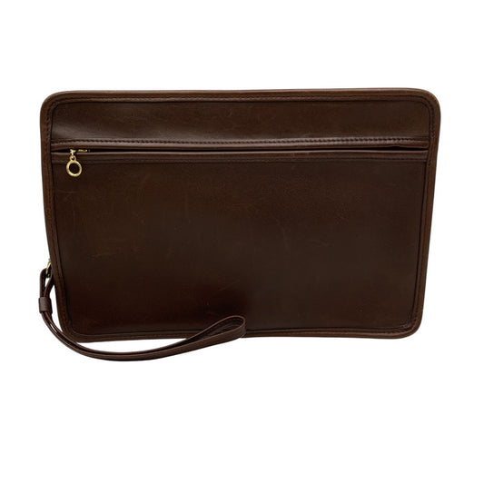 【中古品】【メンズ/レディース】 OLD COACH オールド コーチ CLUTCH BAG クラッチ バッグ カバン 180-260721-kh-08-izu カラー：ブラウン 万代Net店