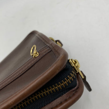 【中古品】【メンズ/レディース】 OLD COACH オールド コーチ CLUTCH BAG クラッチ バッグ カバン 180-260721-kh-08-izu カラー：ブラウン 万代Net店