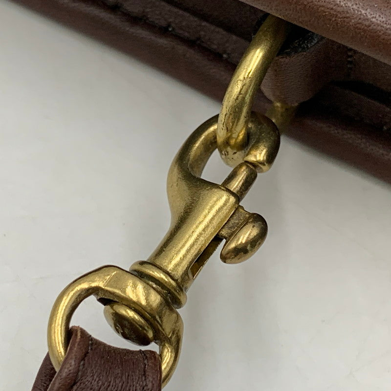 【中古品】【メンズ/レディース】 OLD COACH オールド コーチ CLUTCH BAG クラッチ バッグ カバン 180-260721-kh-08-izu カラー：ブラウン 万代Net店