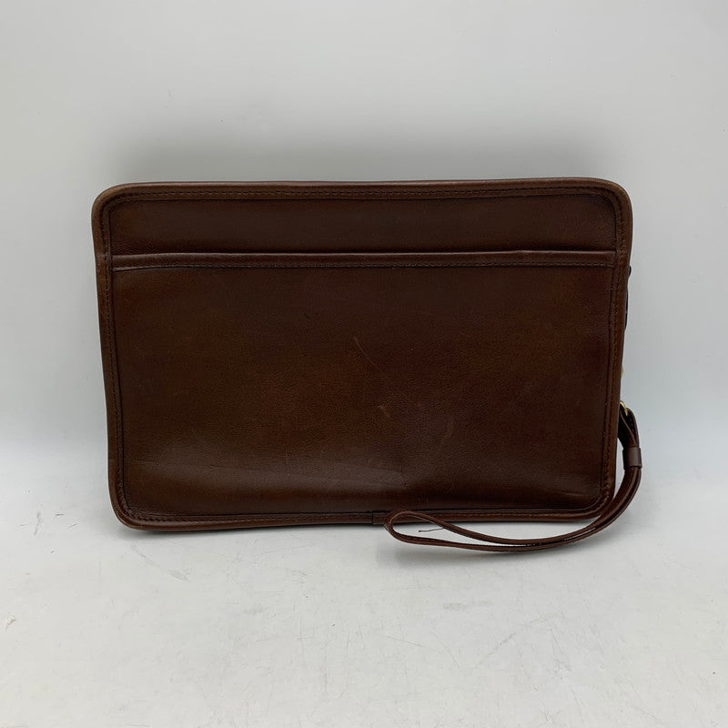 【中古品】【メンズ/レディース】 OLD COACH オールド コーチ CLUTCH BAG クラッチ バッグ カバン 180-260721-kh-08-izu カラー：ブラウン 万代Net店