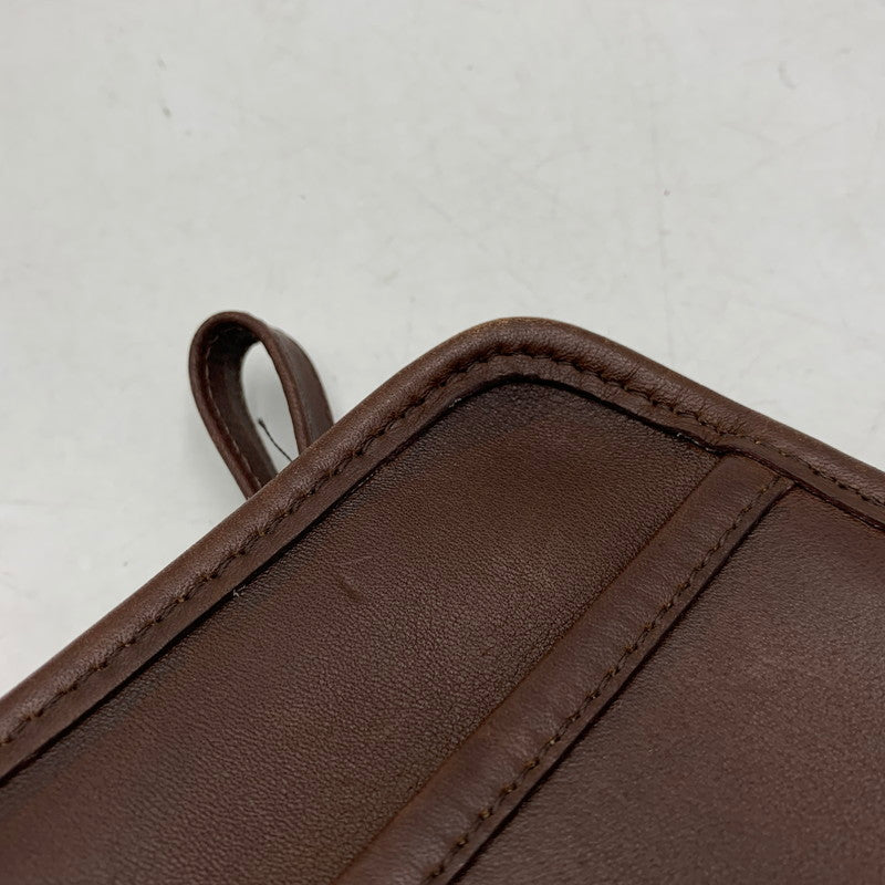 【中古品】【メンズ/レディース】 OLD COACH オールド コーチ CLUTCH BAG クラッチ バッグ カバン 180-260721-kh-08-izu カラー：ブラウン 万代Net店