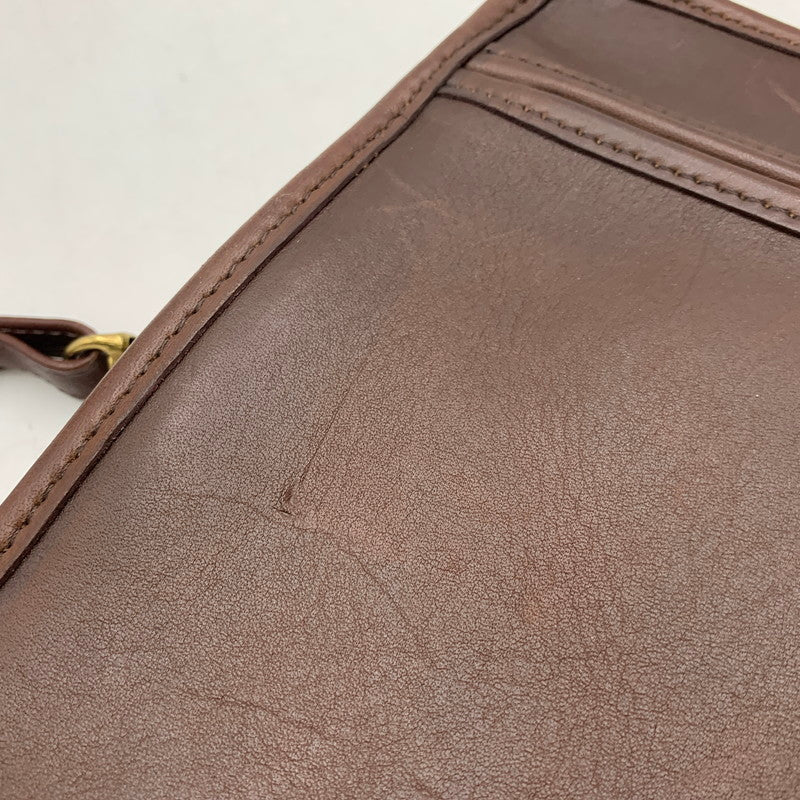 【中古品】【メンズ/レディース】 OLD COACH オールド コーチ CLUTCH BAG クラッチ バッグ カバン 180-260721-kh-08-izu カラー：ブラウン 万代Net店