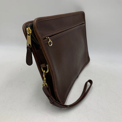 【中古品】【メンズ/レディース】 OLD COACH オールド コーチ CLUTCH BAG クラッチ バッグ カバン 180-260721-kh-08-izu カラー：ブラウン 万代Net店