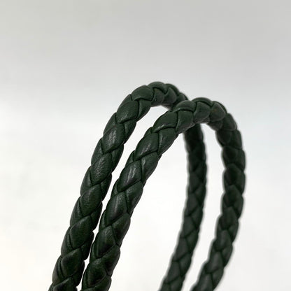 【中古品】【メンズ/レディース】 BOTTEGA VENETA ボッテガヴェネタ AG925 イントレチャート ブレスレット アクセサリー 182-260720-ya-13-izu カラー：グリーン系 万代Net店