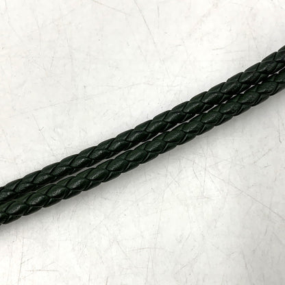 【中古品】【メンズ/レディース】 BOTTEGA VENETA ボッテガヴェネタ AG925 イントレチャート ブレスレット アクセサリー 182-260720-ya-13-izu カラー：グリーン系 万代Net店