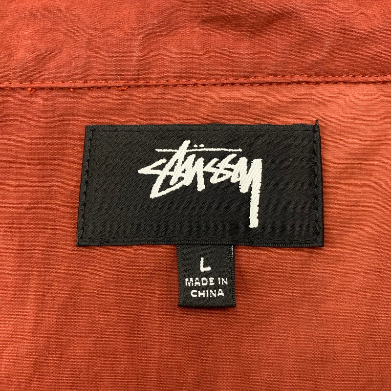 【中古品】【メンズ】 STUSSY ステューシー 115745 BEACH SHELL WAVE DYE ビーチ シェル ウェーブダイ ジャケット アウター 142-260720-kh-03-izu サイズ：L カラー：レッド系 万代Net店