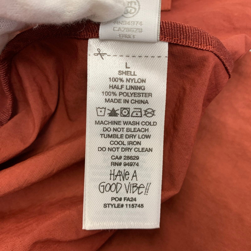 【中古品】【メンズ】 STUSSY ステューシー 115745 BEACH SHELL WAVE DYE ビーチ シェル ウェーブダイ ジャケット アウター 142-260720-kh-03-izu サイズ：L カラー：レッド系 万代Net店