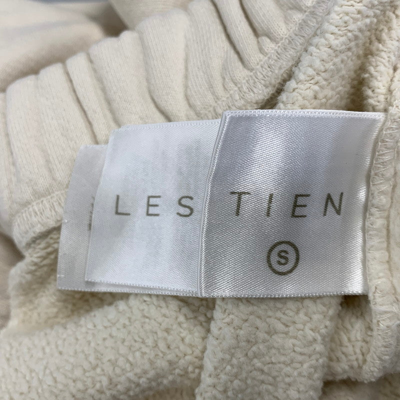 【中古品】【メンズ】 LES TIEN レスティエン CLASSIC FIT SWEAT PANTS クラシック フィット スウェット パンツ ボトムス 152-260720-kh-05-izu サイズ：S カラー：アイボリー 万代Net店