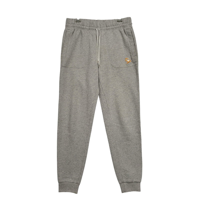 【中古品】【メンズ】 MAISON KITSUNE メゾンキツネ CHILLAX FOX PATCH SWEAT PANTS IU01308KM0001 チラックス フォックス パッチ スウェットパンツ 152-260723-as-23-izu サイズ：M カラー：グレー 万代Net店