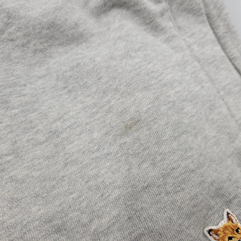 【中古品】【メンズ】 MAISON KITSUNE メゾンキツネ CHILLAX FOX PATCH SWEAT PANTS IU01308KM0001 チラックス フォックス パッチ スウェットパンツ 152-260723-as-23-izu サイズ：M カラー：グレー 万代Net店