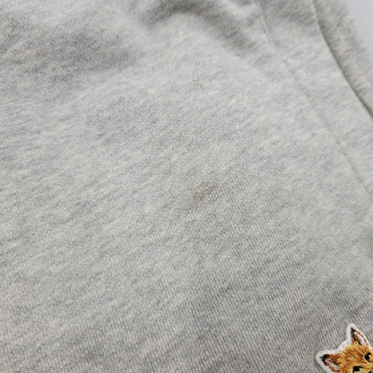 【中古品】【メンズ】 MAISON KITSUNE メゾンキツネ CHILLAX FOX PATCH SWEAT PANTS IU01308KM0001 チラックス フォックス パッチ スウェットパンツ 152-260723-as-23-izu サイズ：M カラー：グレー 万代Net店