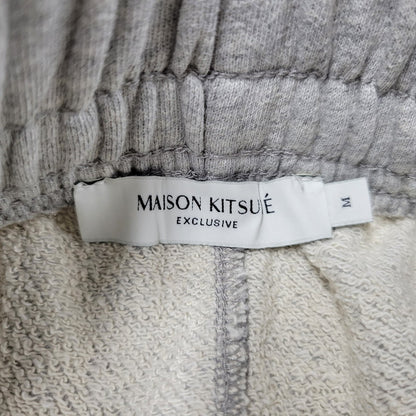 【中古品】【メンズ】 MAISON KITSUNE メゾンキツネ CHILLAX FOX PATCH SWEAT PANTS IU01308KM0001 チラックス フォックス パッチ スウェットパンツ 152-260723-as-23-izu サイズ：M カラー：グレー 万代Net店