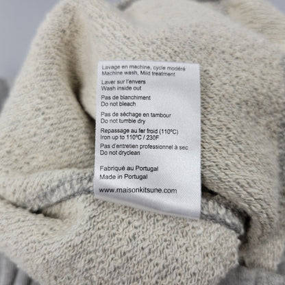 【中古品】【メンズ】 MAISON KITSUNE メゾンキツネ CHILLAX FOX PATCH SWEAT PANTS IU01308KM0001 チラックス フォックス パッチ スウェットパンツ 152-260723-as-23-izu サイズ：M カラー：グレー 万代Net店