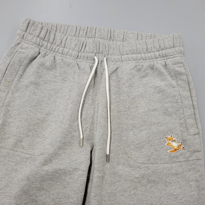【中古品】【メンズ】 MAISON KITSUNE メゾンキツネ CHILLAX FOX PATCH SWEAT PANTS IU01308KM0001 チラックス フォックス パッチ スウェットパンツ 152-260723-as-23-izu サイズ：M カラー：グレー 万代Net店