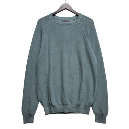 【中古品】【メンズ】 BATONER バトナー CREWNECK KNIT SWEATER 38-88-0074-905 クルーネック ニット セーター BEAMS+別注 140-260723-as-17-izu サイズ：FREE カラー：ライトブルー 万代Net店