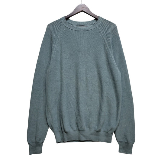【中古品】【メンズ】 BATONER バトナー CREWNECK KNIT SWEATER 38-88-0074-905 クルーネック ニット セーター BEAMS+別注 140-260723-as-17-izu サイズ：FREE カラー：ライトブルー 万代Net店