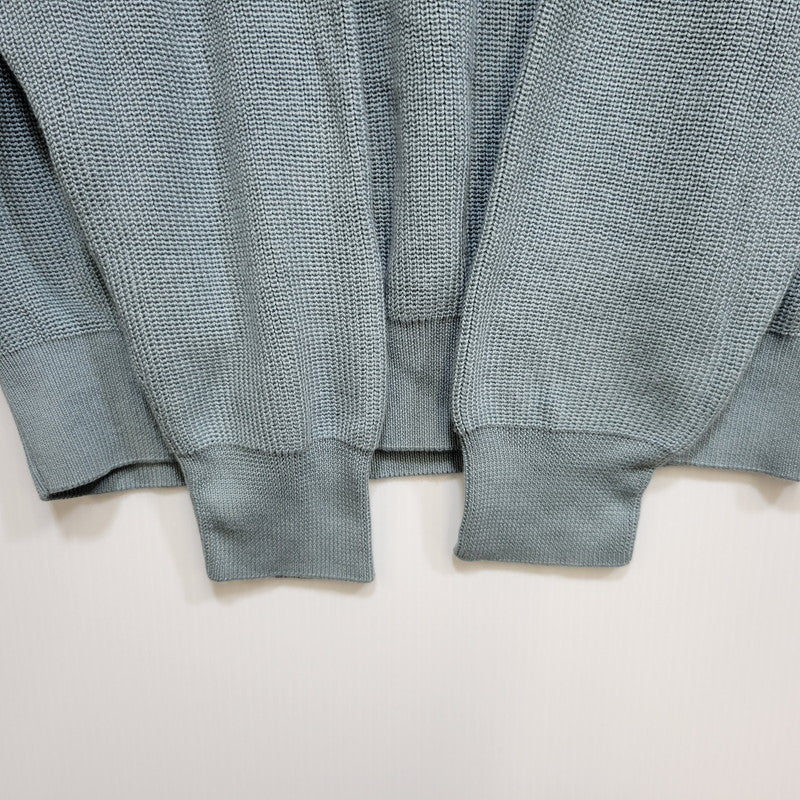 【中古品】【メンズ】 BATONER バトナー CREWNECK KNIT SWEATER 38-88-0074-905 クルーネック ニット セーター BEAMS+別注 140-260723-as-17-izu サイズ：FREE カラー：ライトブルー 万代Net店