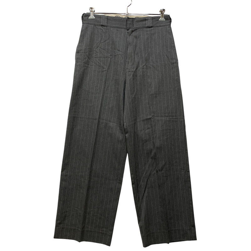 【中古品】【メンズ】 MONKEY TIME モンキータイム × DICKIES ディッキーズ 254M40MT01 STRIPE BAGGY PANTS ストライプ バギー パンツ ボトムス 151-260720-kh-08-izu サイズ：34 カラー：グレー 万代Net店