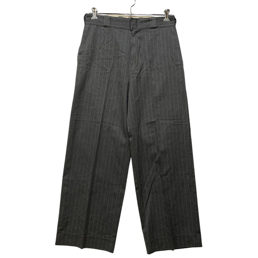 【中古品】【メンズ】 MONKEY TIME モンキータイム × DICKIES ディッキーズ 254M40MT01 STRIPE BAGGY PANTS ストライプ バギー パンツ ボトムス 151-260720-kh-08-izu サイズ：34 カラー：グレー 万代Net店