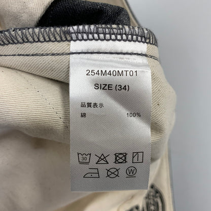【中古品】【メンズ】 MONKEY TIME モンキータイム × DICKIES ディッキーズ 254M40MT01 STRIPE BAGGY PANTS ストライプ バギー パンツ ボトムス 151-260720-kh-08-izu サイズ：34 カラー：グレー 万代Net店
