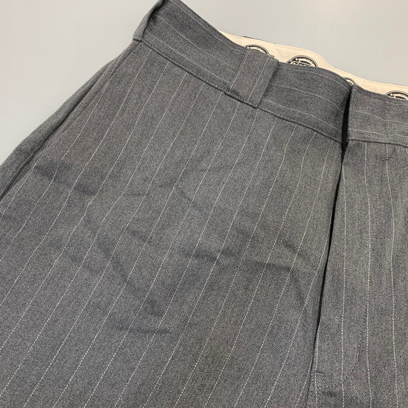【中古品】【メンズ】 MONKEY TIME モンキータイム × DICKIES ディッキーズ 254M40MT01 STRIPE BAGGY PANTS ストライプ バギー パンツ ボトムス 151-260720-kh-08-izu サイズ：34 カラー：グレー 万代Net店