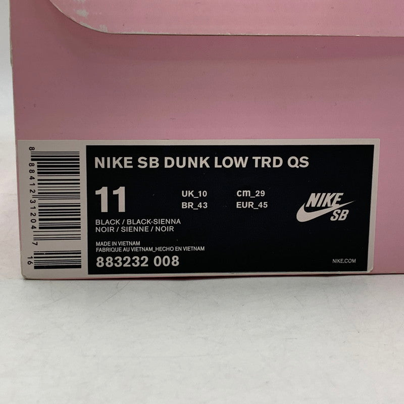 【中古品】【メンズ】 NIKE SB ナイキ エスビー 883232-008 DUNK LOW ダンク ローTRD QS スニーカー シューズ 靴 160-260720-ya-11-izu サイズ：29cm カラー：BLACK/BLACK-SIENNA 万代Net店