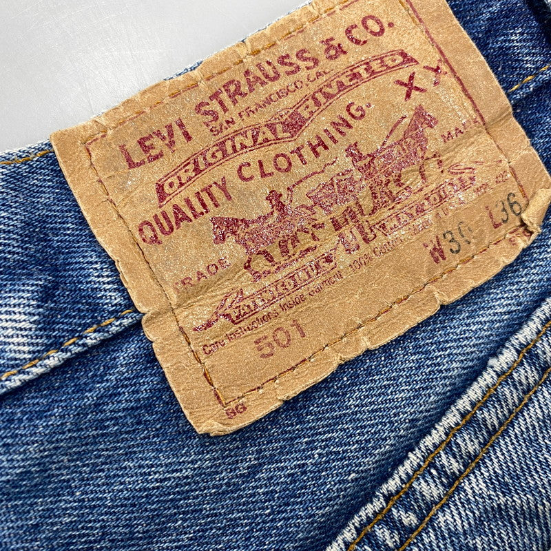 【現状渡し品】【メンズ】 LEVI'S リーバイス 501-5900 刻印552 USA製 501 DENIM PANTS デニム パンツ ボトムス 157-260723-kh-07-izu サイズ：30×36 カラー：インディゴ 万代Net店