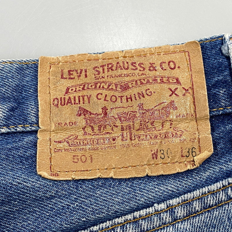 【現状渡し品】【メンズ】 LEVI'S リーバイス 501-5900 刻印552 USA製 501 DENIM PANTS デニム パンツ ボトムス 157-260723-kh-07-izu サイズ：30×36 カラー：インディゴ 万代Net店