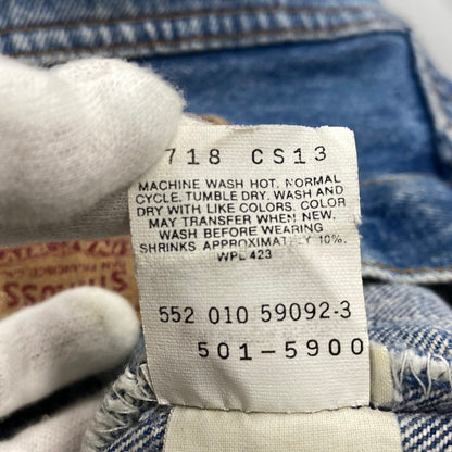 【現状渡し品】【メンズ】 LEVI'S リーバイス 501-5900 刻印552 USA製 501 DENIM PANTS デニム パンツ ボトムス 157-260723-kh-07-izu サイズ：30×36 カラー：インディゴ 万代Net店