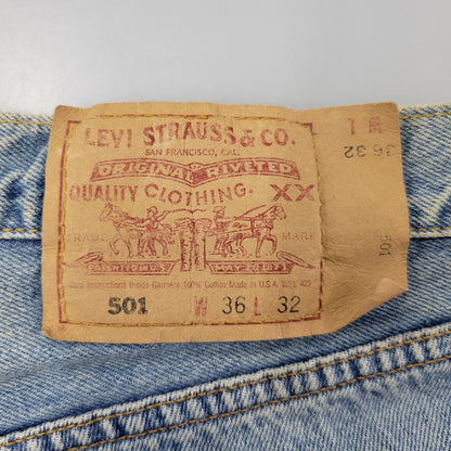 【中古品】【メンズ】 Levi's リーバイス DENIM PANTS 501-6115 デニムパンツ ジーンズ 刻印501 USA製 157-260720-as-19-izu サイズ：36×32 カラー：インディゴ 万代Net店