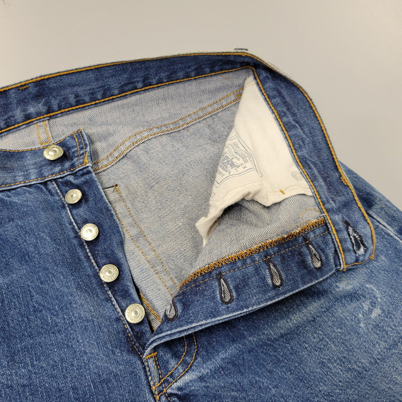 【中古品】【メンズ】 Levi's リーバイス BIG E 501 DENIM PANTS デニムパンツ ジーンズ 刻印555 USA製 110周年記念 157-260720-as-14-izu カラー：インディゴ 万代Net店