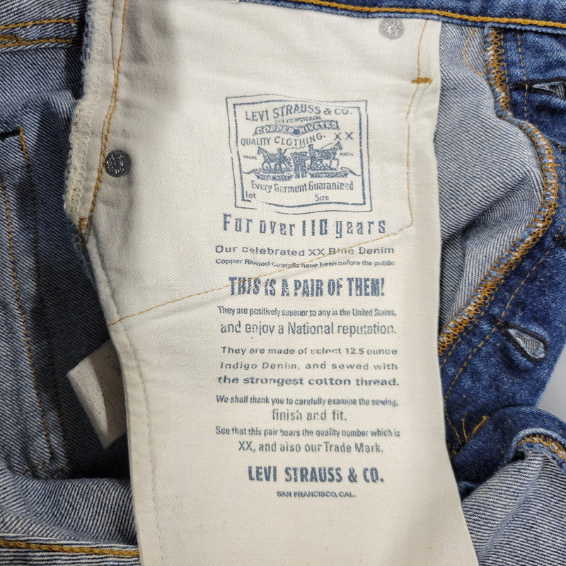 【中古品】【メンズ】 Levi's リーバイス BIG E 501 DENIM PANTS デニムパンツ ジーンズ 刻印555 USA製 110周年記念 157-260720-as-14-izu カラー：インディゴ 万代Net店