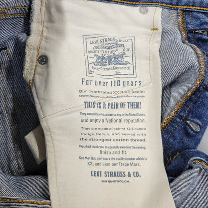 【中古品】【メンズ】 Levi's リーバイス BIG E 501 DENIM PANTS デニムパンツ ジーンズ 刻印555 USA製 110周年記念 157-260720-as-14-izu カラー：インディゴ 万代Net店