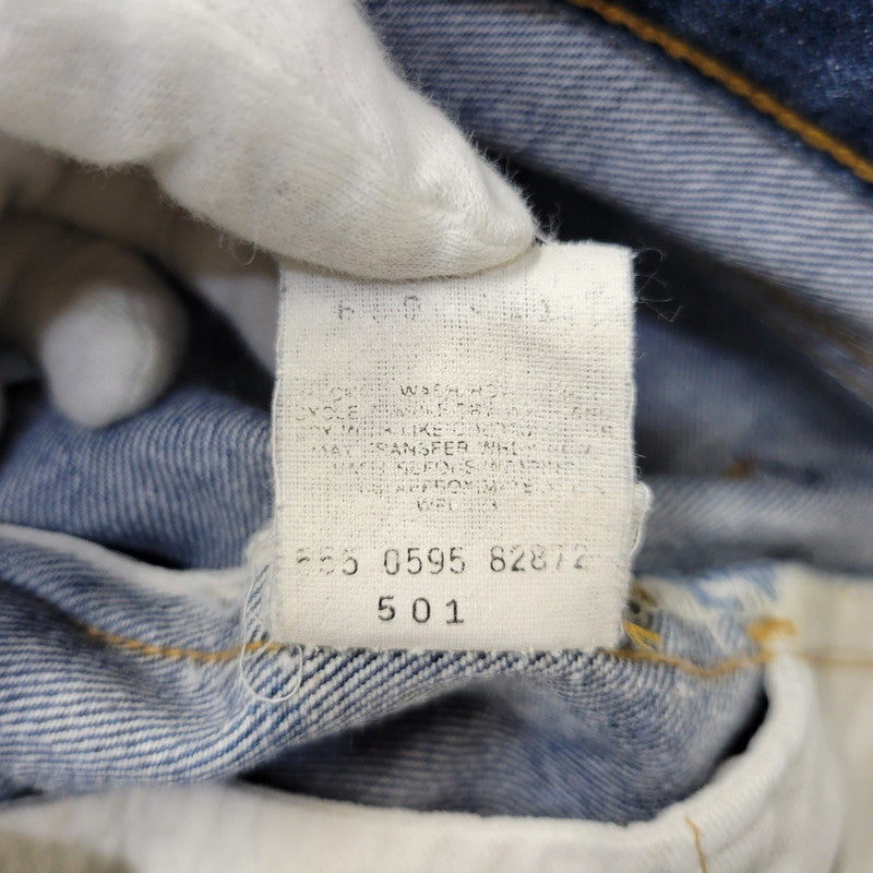 【中古品】【メンズ】 Levi's リーバイス BIG E 501 DENIM PANTS デニムパンツ ジーンズ 刻印555 USA製 110周年記念 157-260720-as-14-izu カラー：インディゴ 万代Net店