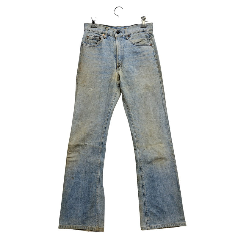【現状渡し品】【メンズ】 Levi's リーバイス SMALL E 517 BOOTS CUT DENIM PANTS 517-0217 ブーツカット デニムパンツ ジーンズ 刻印650 USA製 均等V 157-260720-as-18-izu サイズ：28×34 カラー：ライトインディゴ 万代Net店