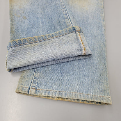 【現状渡し品】【メンズ】 Levi's リーバイス SMALL E 517 BOOTS CUT DENIM PANTS 517-0217 ブーツカット デニムパンツ ジーンズ 刻印650 USA製 均等V 157-260720-as-18-izu サイズ：28×34 カラー：ライトインディゴ 万代Net店