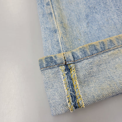 【現状渡し品】【メンズ】 Levi's リーバイス SMALL E 517 BOOTS CUT DENIM PANTS 517-0217 ブーツカット デニムパンツ ジーンズ 刻印650 USA製 均等V 157-260720-as-18-izu サイズ：28×34 カラー：ライトインディゴ 万代Net店