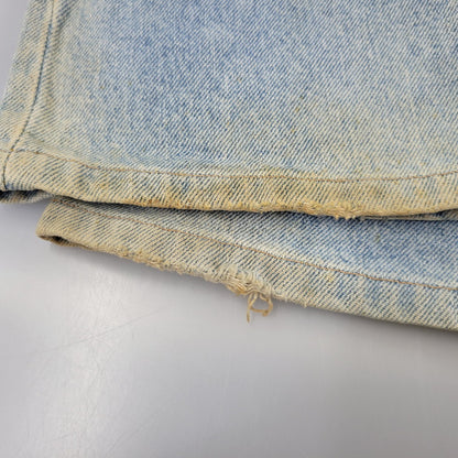 【現状渡し品】【メンズ】 Levi's リーバイス SMALL E 517 BOOTS CUT DENIM PANTS 517-0217 ブーツカット デニムパンツ ジーンズ 刻印650 USA製 均等V 157-260720-as-18-izu サイズ：28×34 カラー：ライトインディゴ 万代Net店