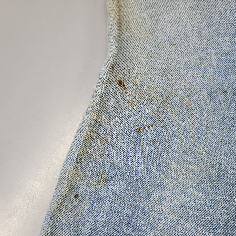 【現状渡し品】【メンズ】 Levi's リーバイス SMALL E 517 BOOTS CUT DENIM PANTS 517-0217 ブーツカット デニムパンツ ジーンズ 刻印650 USA製 均等V 157-260720-as-18-izu サイズ：28×34 カラー：ライトインディゴ 万代Net店